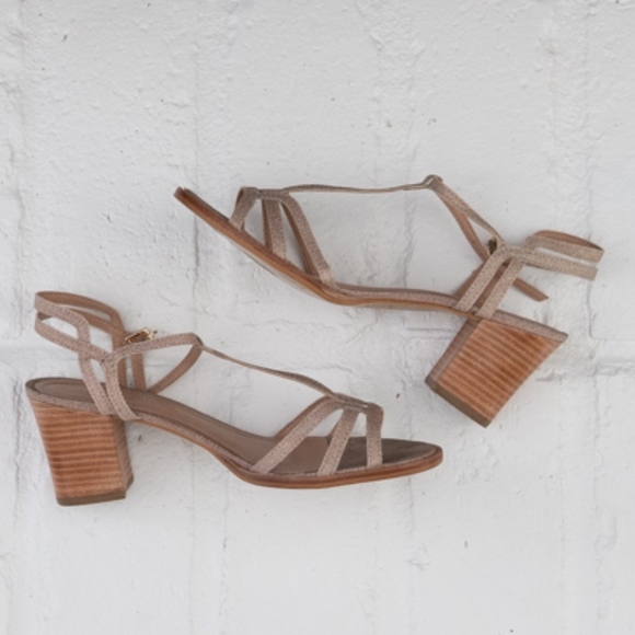 Anthropologie Shoes - Anthropologie Raphaella Booz Salto T-Strap Heels
